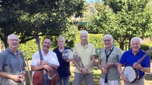 Flowertown-jazzband-Stompe Toren Spaarnwoude, illustratie website Stompe Toren