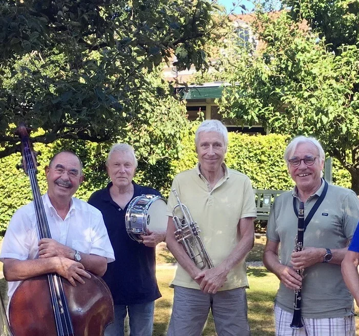 Flowertown-jazzband-Stompe Toren Spaarnwoude, illustratie website Stompe Toren